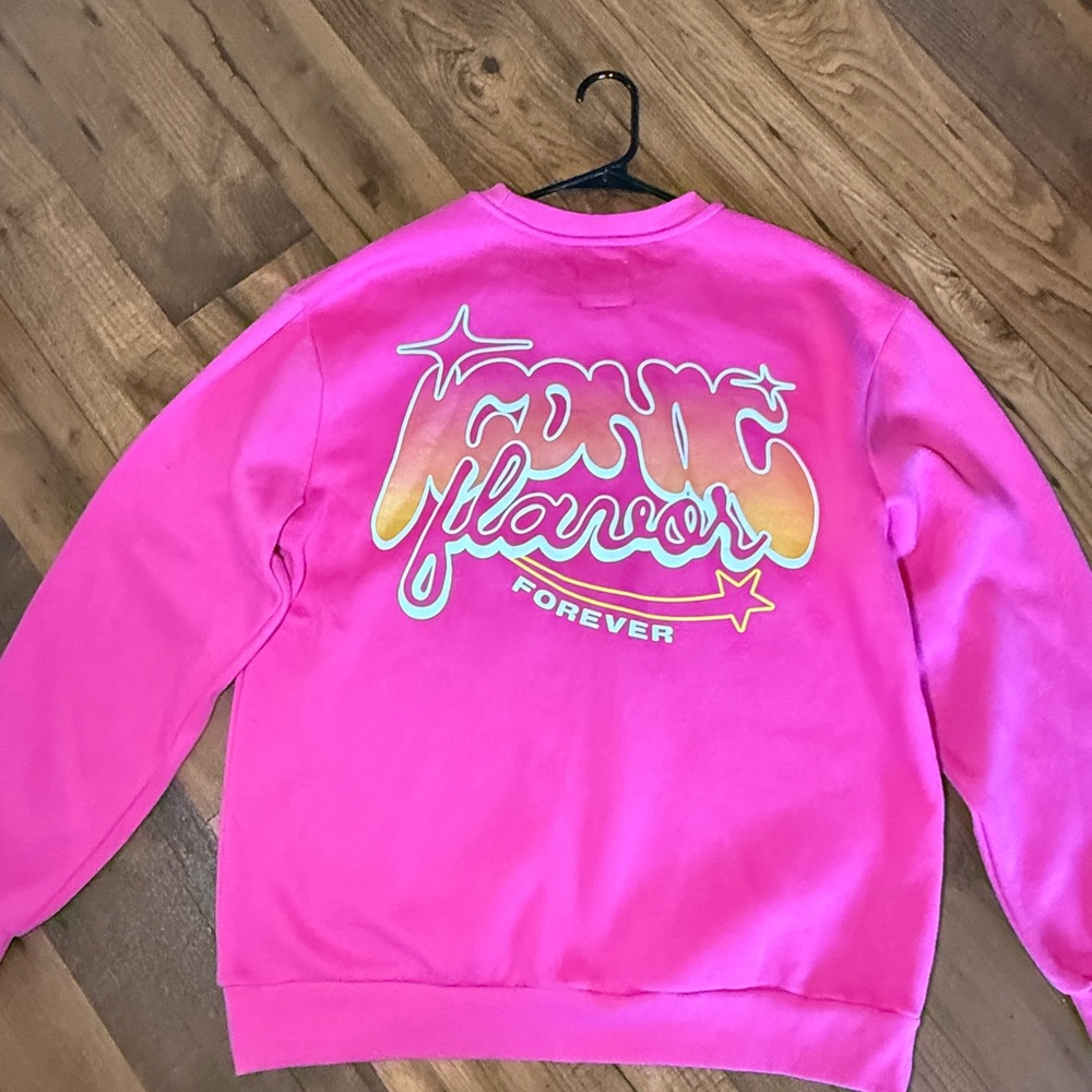 Poppi Women's Pink Crew Neck Sweater